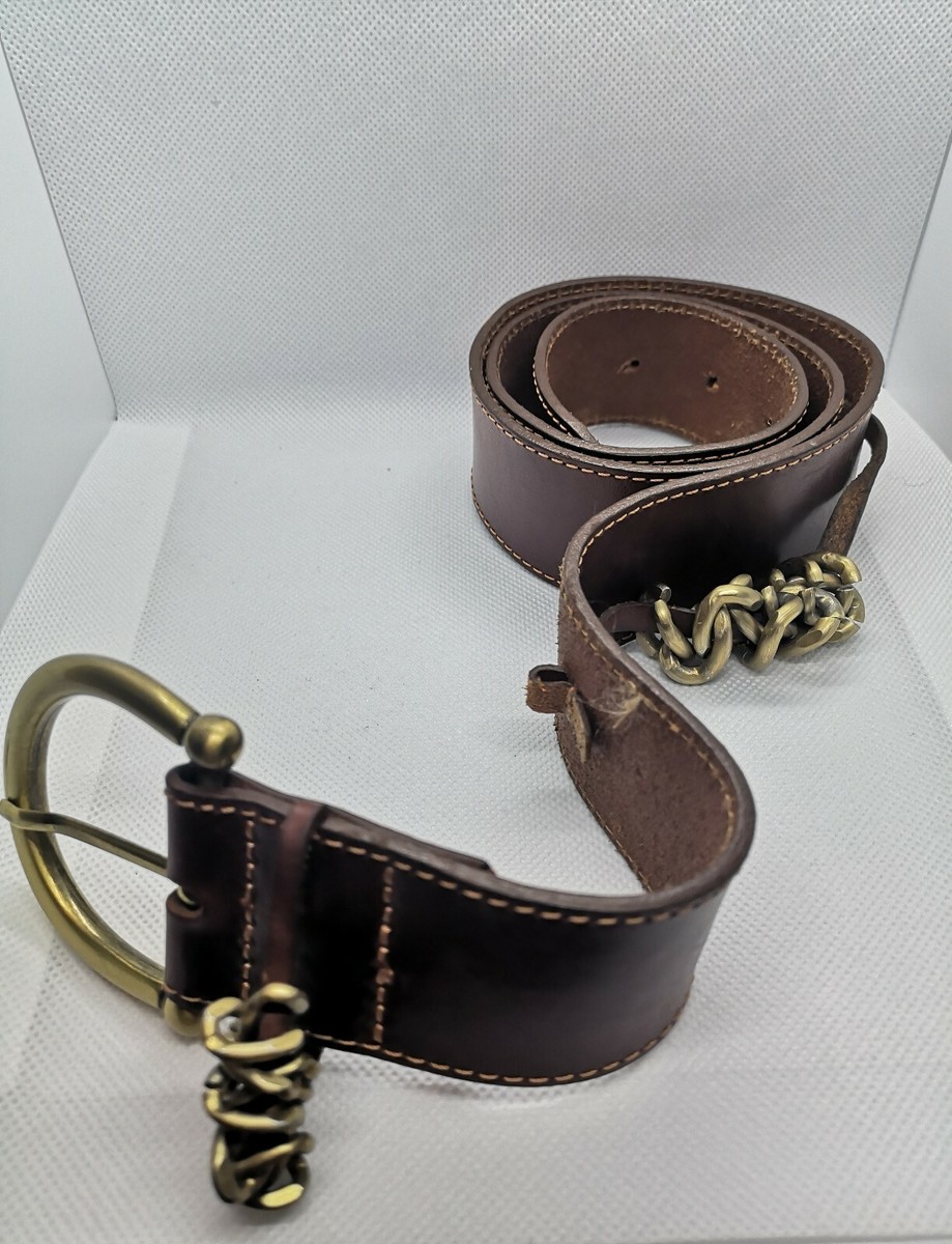 Vintage Fabio Corti Tan Leather Belt s-l400.jpg main image 3