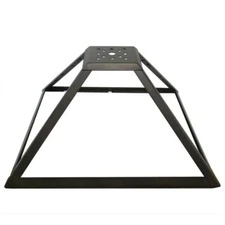 Panel Lamp Frame, Antique Bronze Finish with Gold Highlights, 15" Dia.