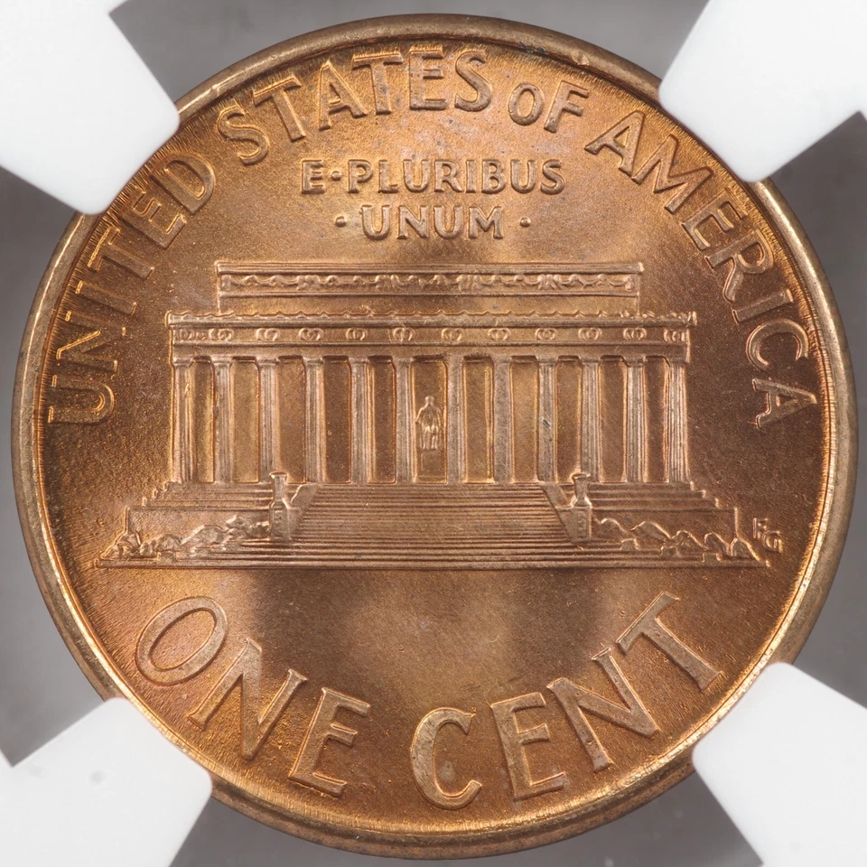 1995 DDO Lincoln Memorial Cent 1c NGC MS69 RD Doubled Die Obverse [BN006] - Image 3 of 4