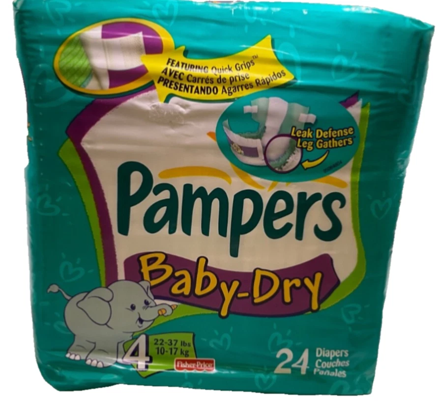 Pampers Baby Dry - Size 4 Diapers - 24 Count