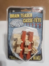 Brain Teaser Real Wood 3D Puzzle Challenge Your Mind