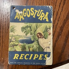 Ancien livret de recettes ANGOSTURA Bitters boissons cocktail 1934 collection HTF