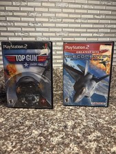 PS2 Game Lot - Top Gun Combat Zones - Ace Combat 04 Shattered Skies Tested