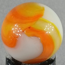 Vintage Peltier Rainbo Marble .61 Inches Near-Mint Condition Combined Shipping