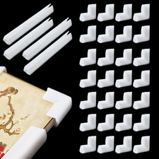 32Pcs Picture Frame Foam Corner Protectors for Moving - U-Channel Foam Edge for