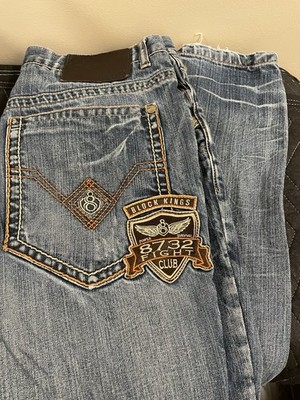Eight 732 8732 Jeans Men s 36x34 Baggy Y2K  Hip Hop Streetwear Young Jeezy VTG.