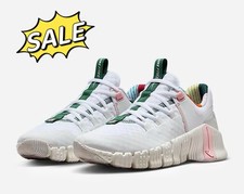   Nike Free Metcon 5 White Pink Training Shoes FN8920-161 Women  s Size 7-9.5