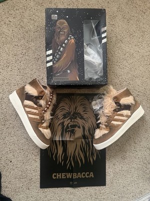 BRAND NEW ADIDAS X STAR WARS CHEWBACCA RIVARLY HI - LIMITED EDITION -SIZE 13
