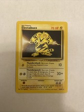 1999 POKEMON BASE SET #20/102 ELECTABUZZ REGULAR RARE 70HP UNLIMITED - NM on eBay