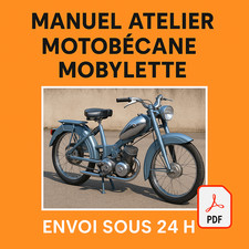 Manuel Atelier Motobécane Mobylette Revue Technique Français RTM CD PDF