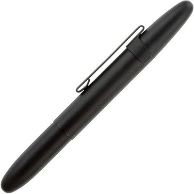 Fisher Matte Black Bullet Space Pen - Kugelschreiber in schwarz mit Clip 400BCL