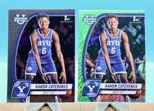 2024-25 Bowman Chrome University Kanon Catchings Green Shimmer + Base💥