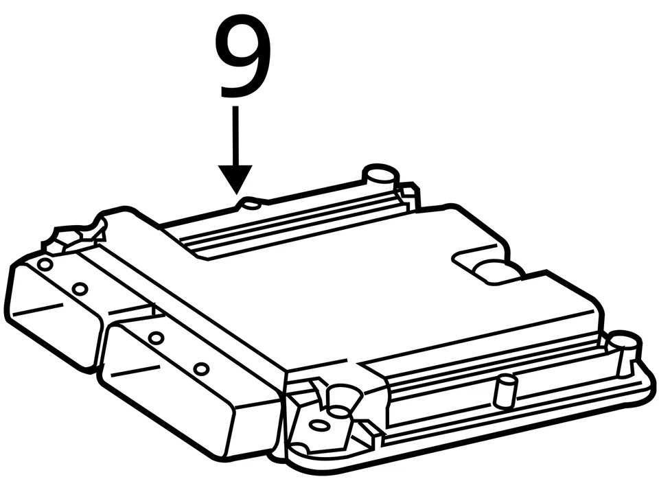 Módulo de controle eletrônico motor ECM 2.0L turbo compatível com 13-15 AUDI Q5 860502 - Imagem 3 de 4