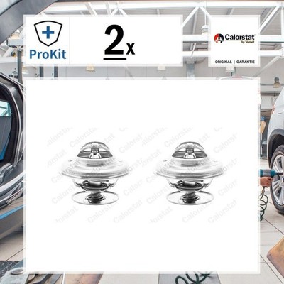 2x ORIGINAL  Calorstat By Vernet Thermostat, Kühlmittel für Mercedes-Benz