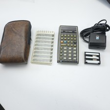 Hewlett Packard HP 67 Scientific Calculator  OEM Power Supply  Case Vintage 