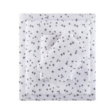 Twin Xl Flannel Sheets, Soft Cotton, Cute Animal Stars, Grey, 3 Pc Set
