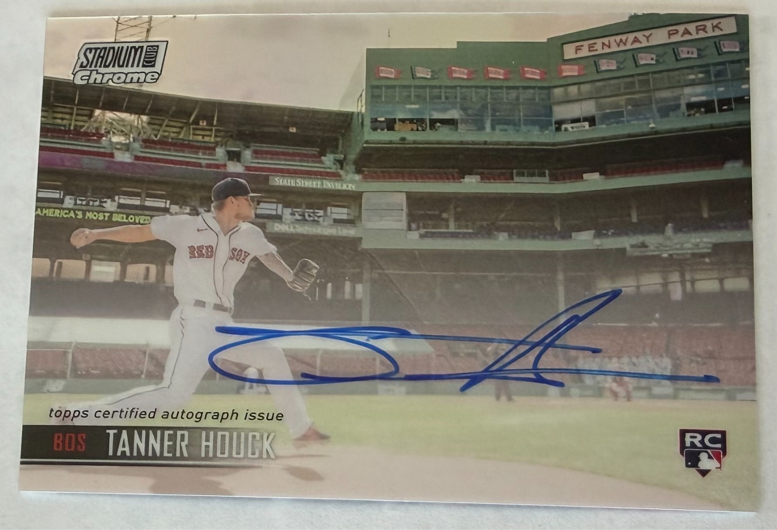 Tanner Houck Rookie Auto | 2021 Stadium Club Chrome | #SCCBA-THO