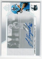 2025 Upper Deck SP Game Used CFL Autograph Lirim Hajrullahu Toronto Argonauts