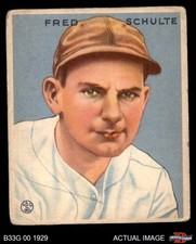 1933 Goudey #190 Fred Schulte Senators 1.5 - FAIR