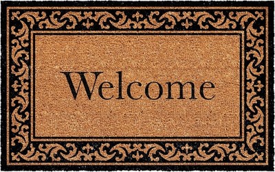 oway Mills 120063048WELC Kendall Wele Doormat, 30'' x 48''