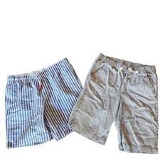 Cat Jack Swim Short Bundle of 2 Big Boy Seersucker Size 14/16
