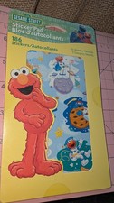 Sesame Street Stickers Sticker Pad 10 Sheets New Pack AGC 5 Designs 2 Of Each