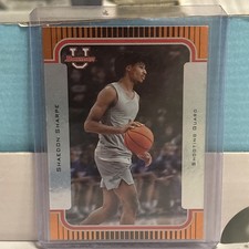 Shaedon Sharpe 2021 Bowman U Chrome #2K3B-23 2003 Orange Foil /25 Rookie RC