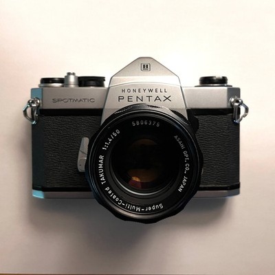 Asahi/Honeywell/Pentax Spotmatic 35mm SLR with Takuma 50 mm f/1.4 Lens Kit