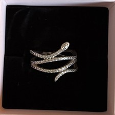 Pandora Sterling Silver Clear CZ Swirling Sna...