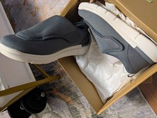 FitVille Men's Slip-On Mesh Low Top Sneakers Gray Wide W US 13 EU 47 UK 12