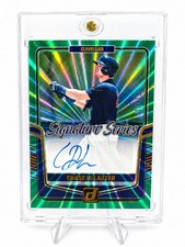 2024 Panini Donruss - Signature Series Chase Delauter /15 Green Laser Guardians