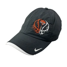 Nike Golf Baseball Hat Cap Strap Back Mens Black Heritage86 Performance Academia
