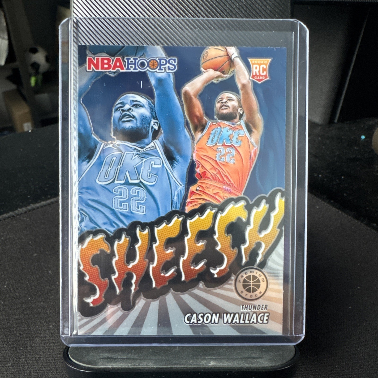 2023-24 Panini Nba Hoops Premium Stock - Sheesh Cason Wallace #3 (RC)