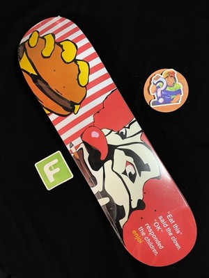 SUPER RARE Eat This McDonalds Clown Enjoi Skateboard Deck Vintage In Shrink