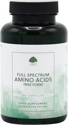 Vollspektrum Aminosäuren Kapseln - EAA, BCAA - freie Form - 120... 