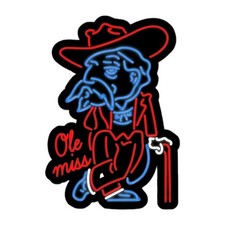Ole Miss Sticker Rebels NCAA Football Die Cut...