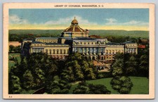 1897 Library of Congress Vintage Postcard, Washington D.C