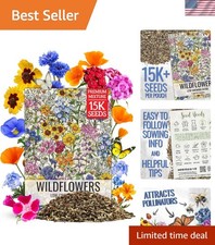 Attract Butterflies: 1 Ounce Low-Growing Wildflower Seed Mix - 17 Varieties 239.84 per gallon