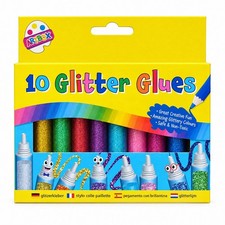 Artbox Glitter Glue Set 10 Unit Pack Glitter Finish Type Glitter Glue Set