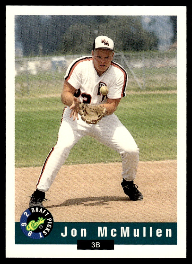 1992 Classic Draft Picks Jon McMullen Philadelphia Phillies #116
