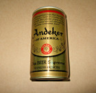 Andeker Of America Beer Can Crimped Steel The Beer Supreme — photo 1