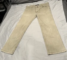 Sunnex Casual 5-Pocket Basic Denim in Beige Waist 46”