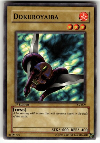 Dokuroyaiba PSV-099 1st Edition Common Pharaoh's Servant YuGiOh