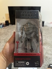 STAR WARS THE BLACK SERIES ATTACK OF THE CLONES SUPER BATTLE DROID ACTION FIGURE