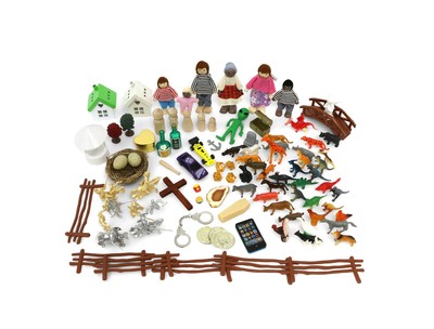 Sandtray Play Therapy Basic Starter Kit - 100+ Pieces Fast Ship