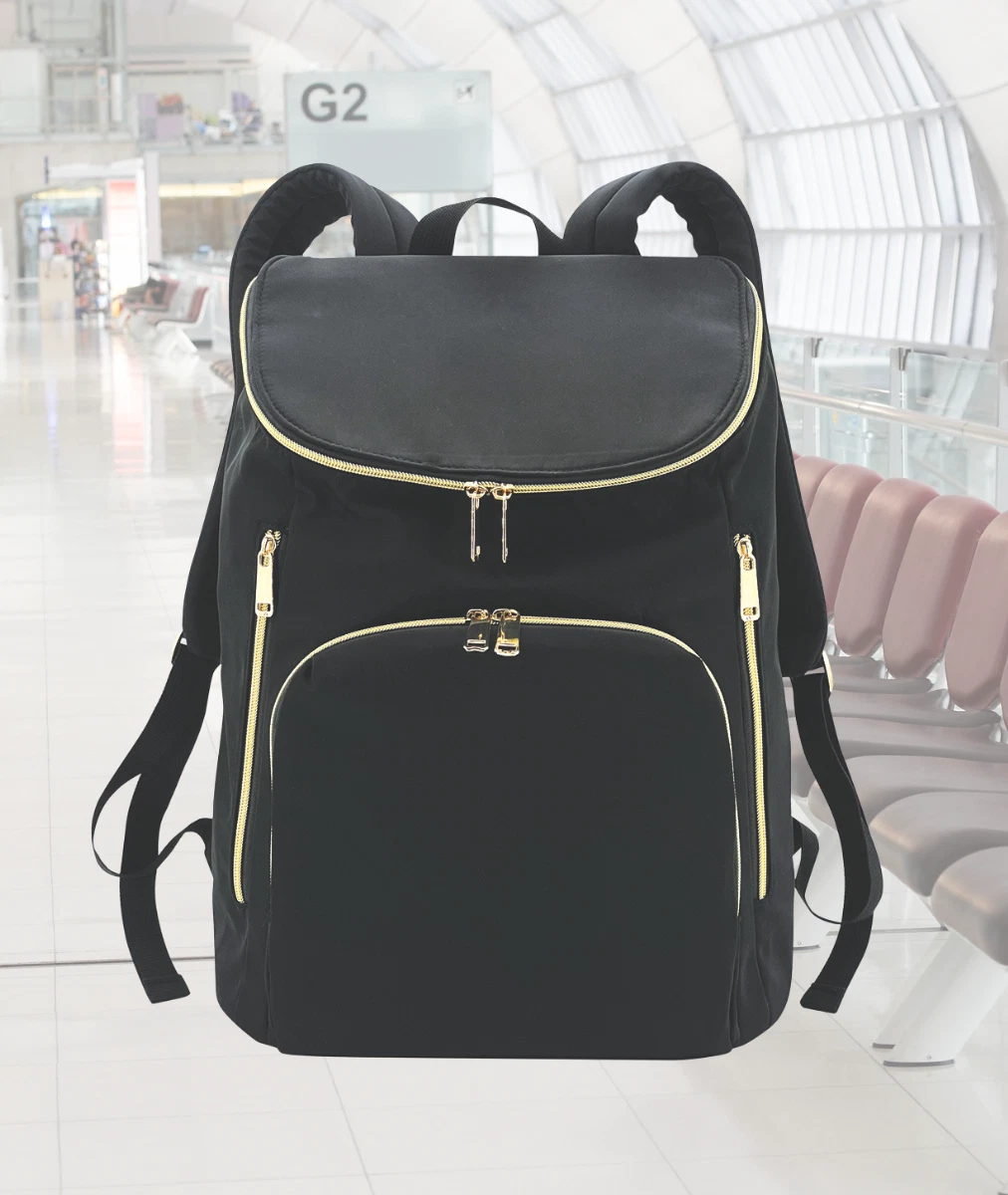 Stylish Travel Computer SUPER Nylon Backpack Luggage Passthrough Adjustable