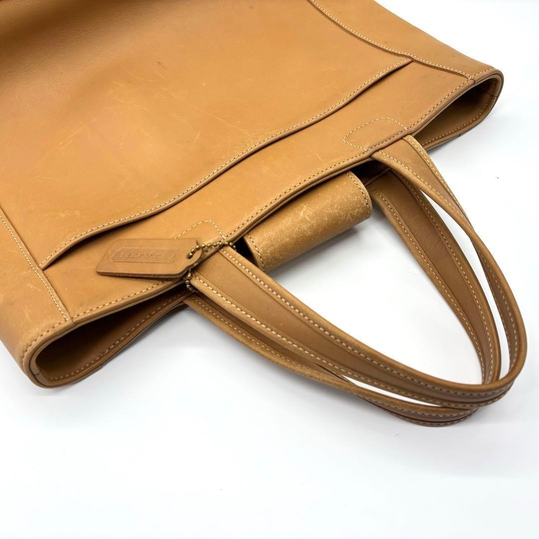Old Coach Leather Tote Bag Vintage Y2K - Gem