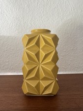 Vase 70er Jahre Pop Art Space Age Rieber Porzellan AG Mitterteich Vintage Gelb