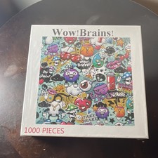 Bgraamiens Wow Brains 1000-Piece Cartoon Jigsaw Puzzle Age 3 Interlocking