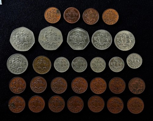 Barbados Coin LOT * 1973-1997 Barbadian $1 DOLLAR 1¢ 5¢ 10¢ 25¢ Coins BULK LOT